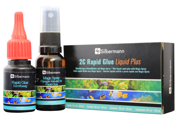 2C Rapid Glue Liquid Plus 2-Komponenten Sekundenkleber